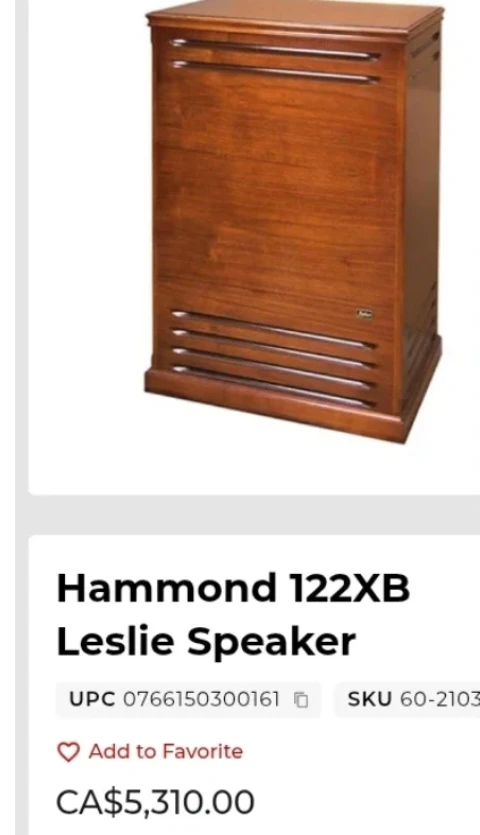 Hammond 122XB Leslie Speaker