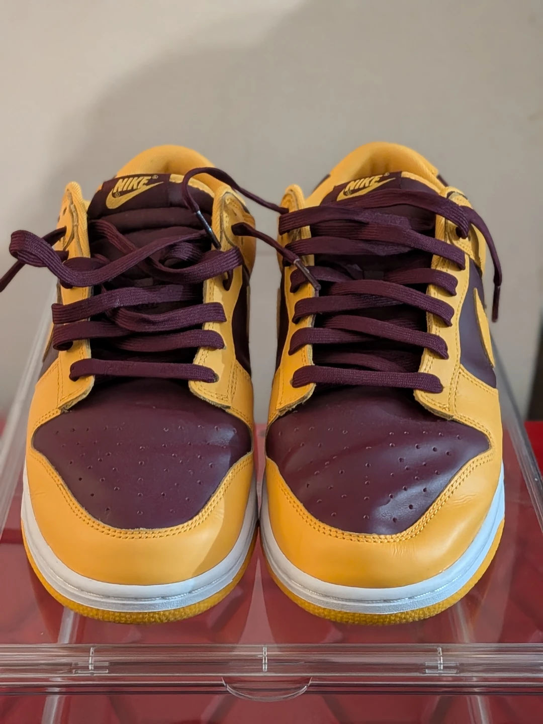 Nike Dunk Low "Garnet & Gold" Sneakers - photo 3