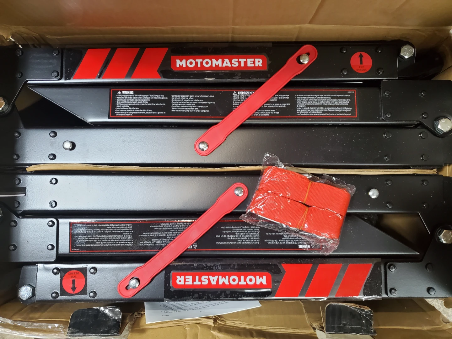 Motomaster 5000 lb 2-in-1 Foldable Steel Ramps - photo 2