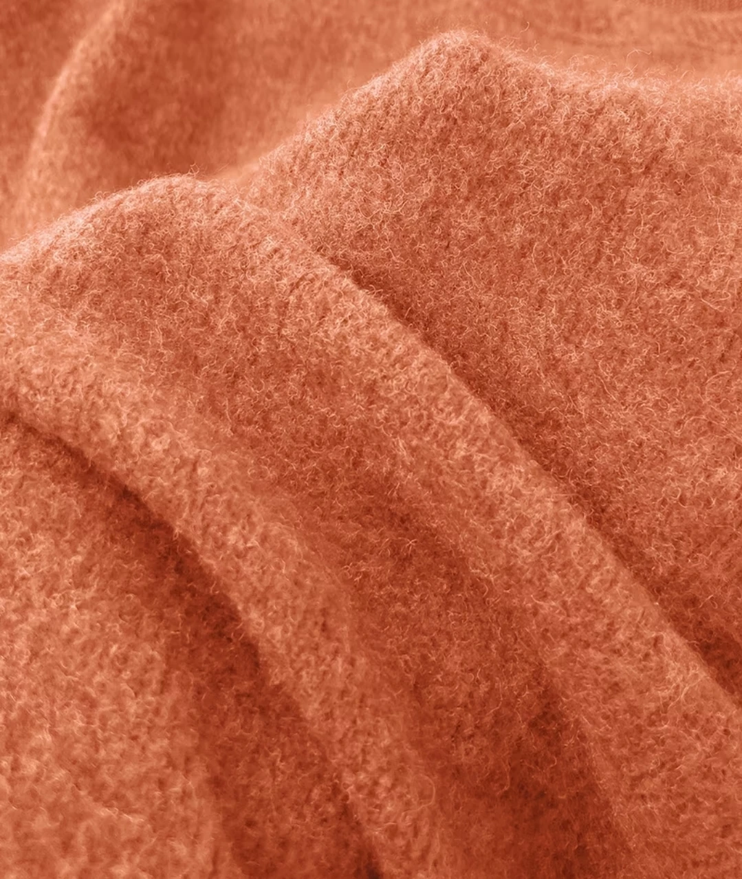 Orange Crewneck Sweater with Dog Graphic - photo 2