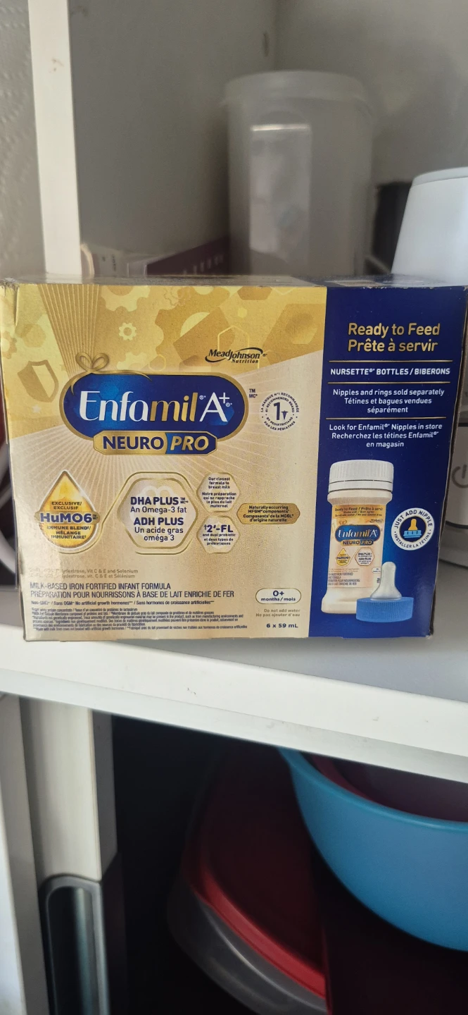 Enfamil A+ Neuro Pro Ready to Feed Infant Formula 6 x 59mL