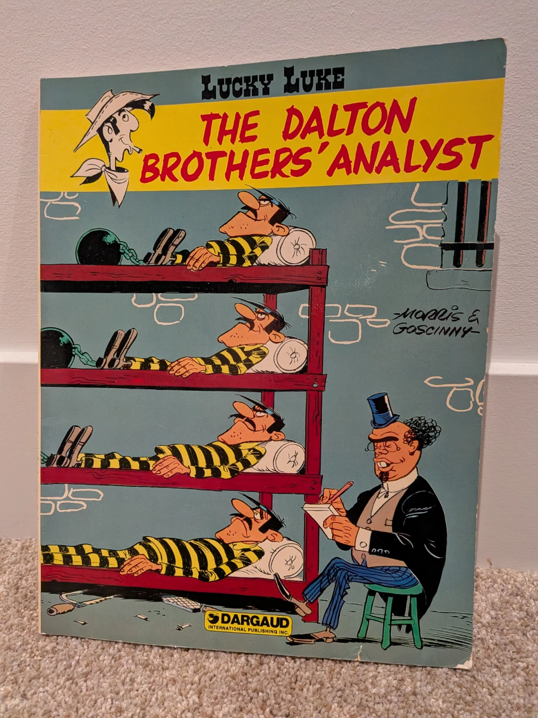VINTAGE LUCKY LUKE THE DALTON BROTHERS ANALYST 1ST EDITION