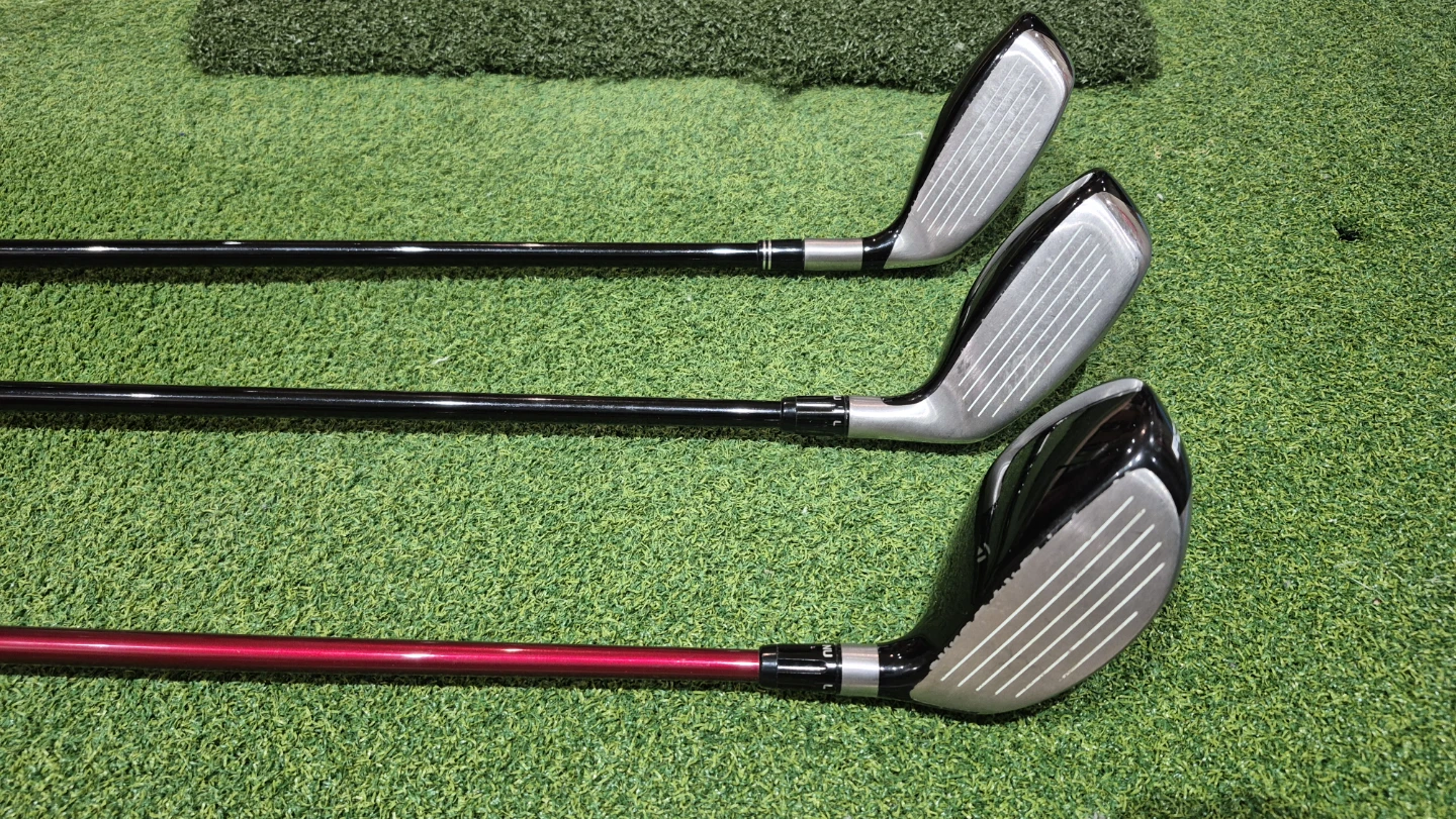 (LH) TaylorMade R9 Rescue Golf Clubs (3w, 3h, 4h) - photo 2