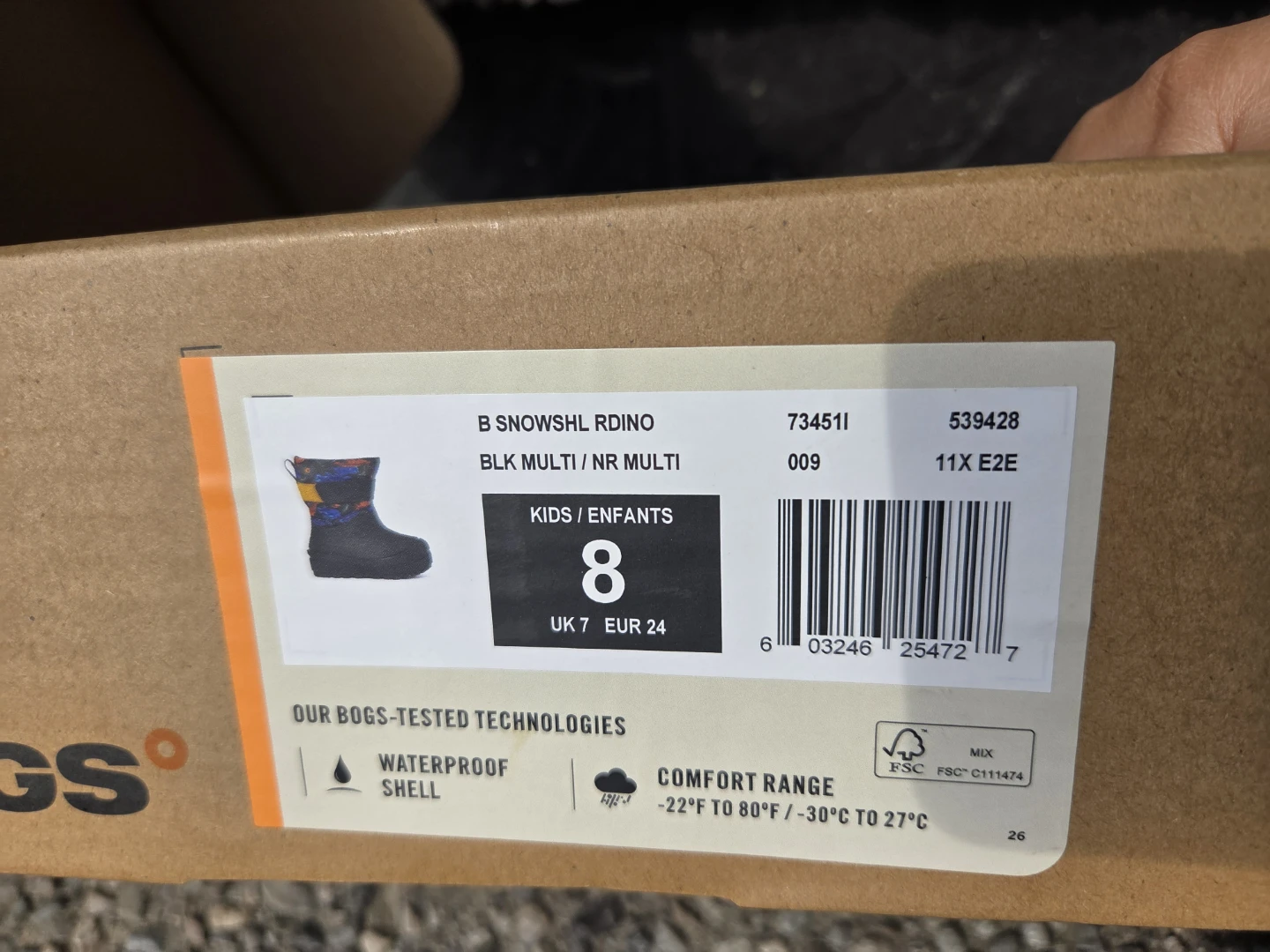 Bogs Kids Waterproof Dinosaur Boots Size 8 - photo 2