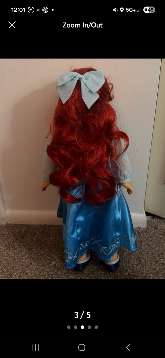Disney Ariel Doll with Flounder - photo 2