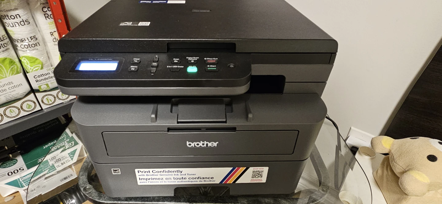Brother HL-L2465DW Wireless Monochrome Laser Printer
