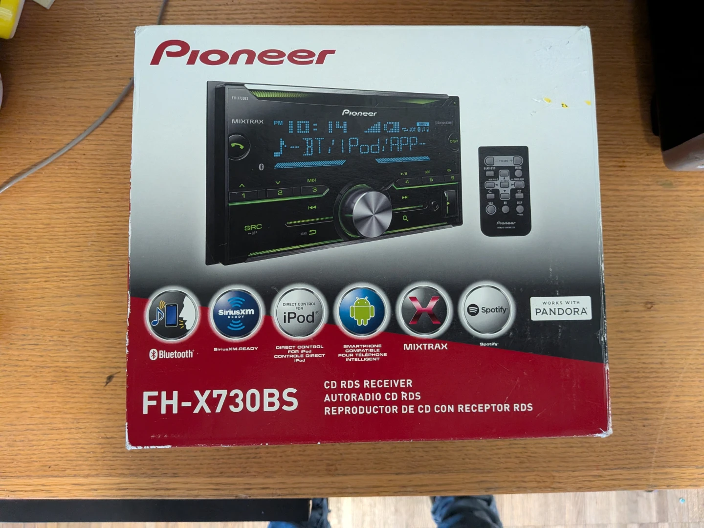 Pioneer FH-X730BS Car Stereo Receiver with Bluetooth