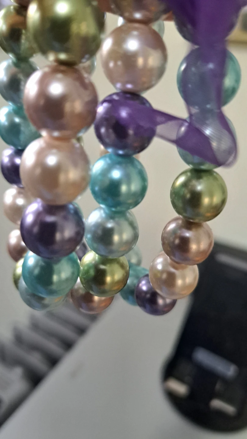 Pearl Beaded Bracelet - Multi-Coloured - photo 3