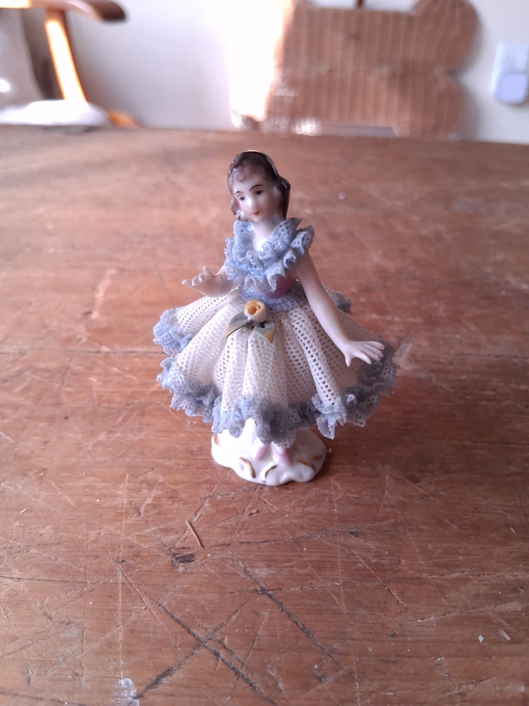 1940- 1950 Dresden Lace figurine - photo 2