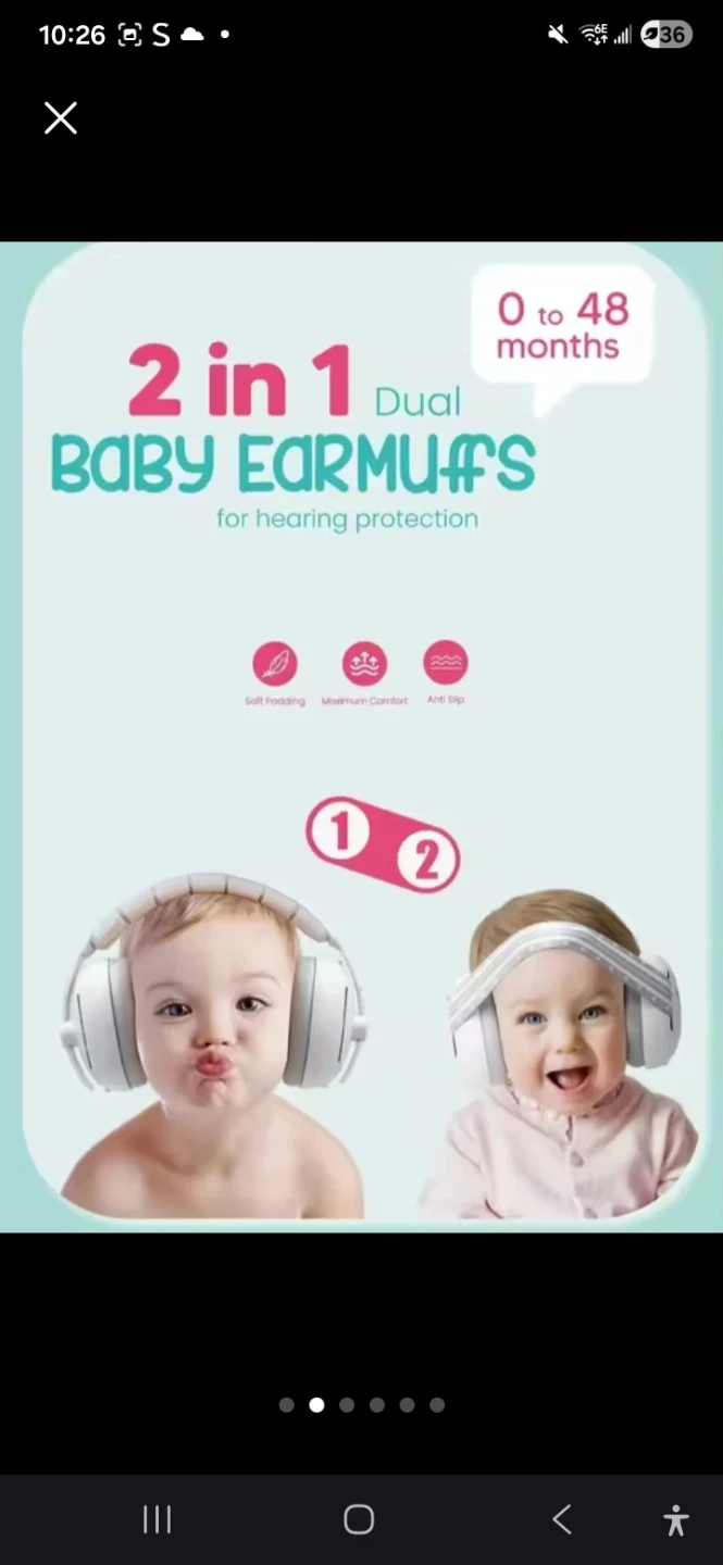 Little Ears Baby Earmuffs - Pink - photo 2