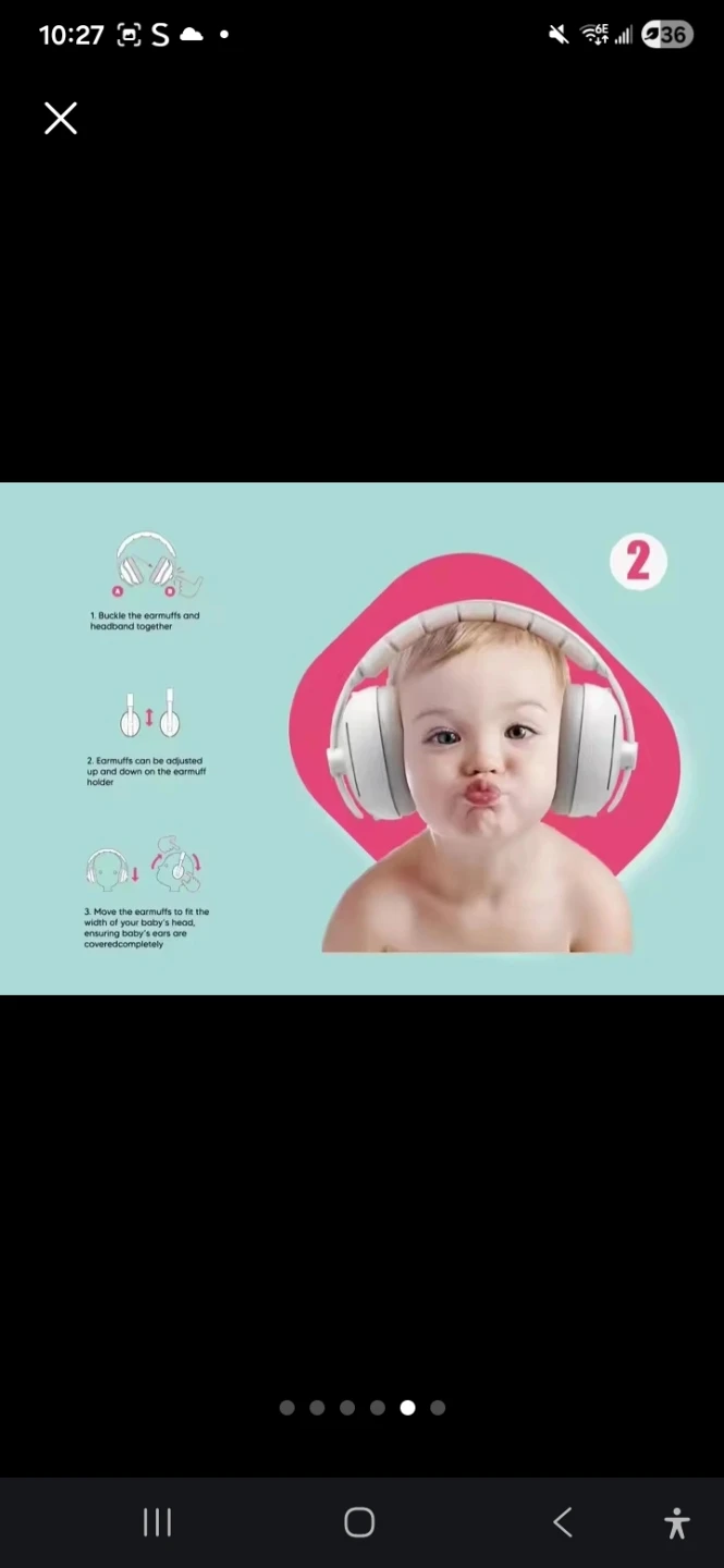 Little Ears Baby Earmuffs - Pink - photo 3