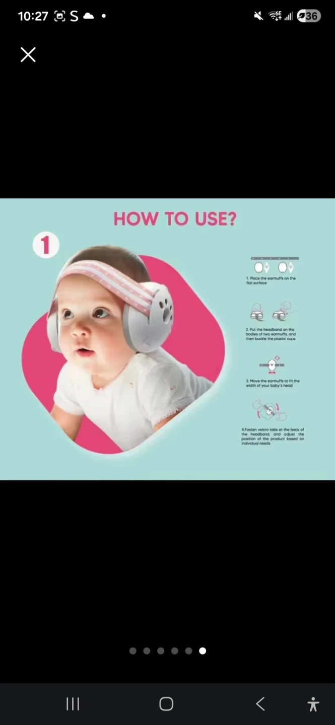 Little Ears Baby Earmuffs - Pink - photo 4