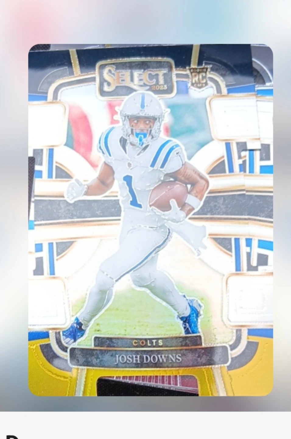2023 Select Josh Downs Rookie Card