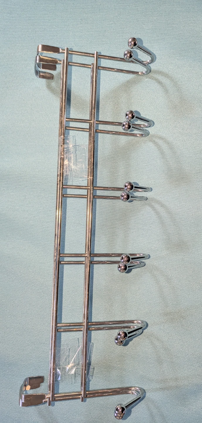 Over-the-Door 6 Hook Rack