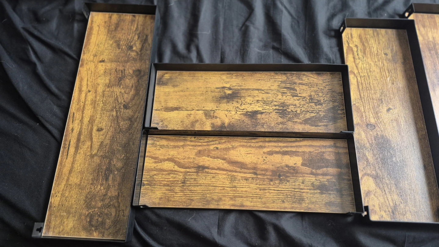 Set of 6 rustic wall shelves - photo 2