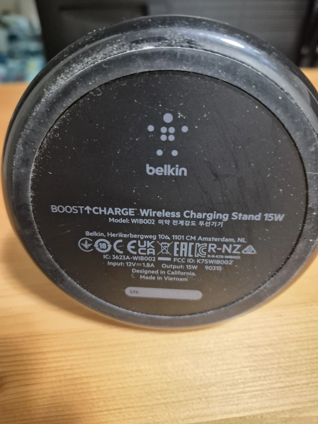 Belkin BOOST↑CHARGE Wireless Charging Stand 15W