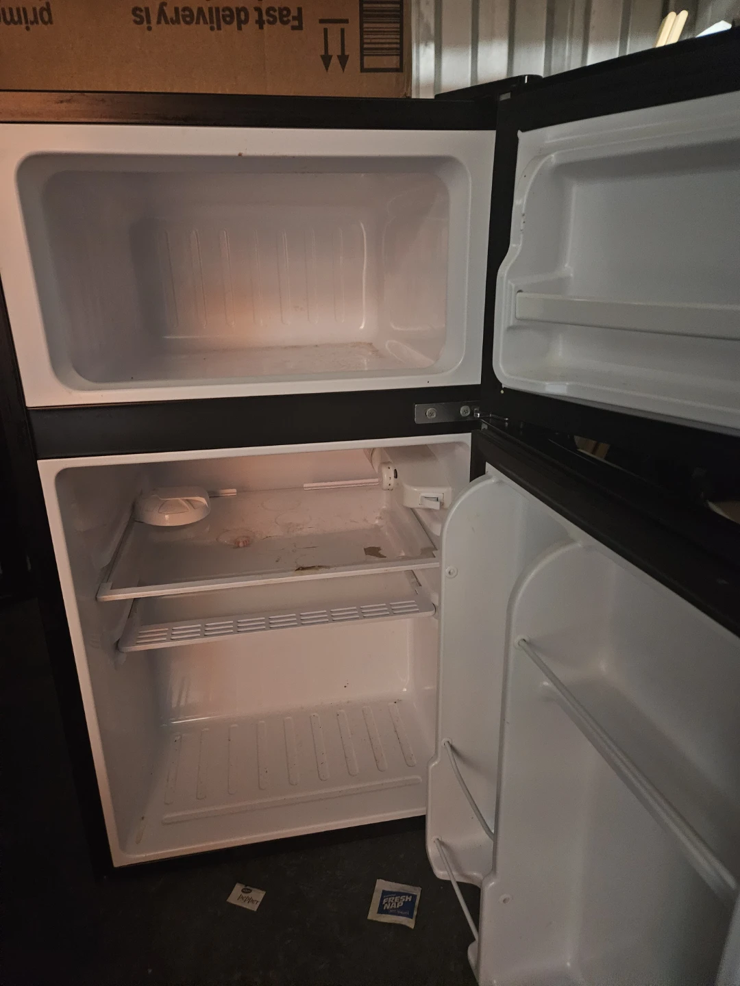 Haier Mini Fridge w/ Freezer – Clean, Compact & Ready to Use - photo 2
