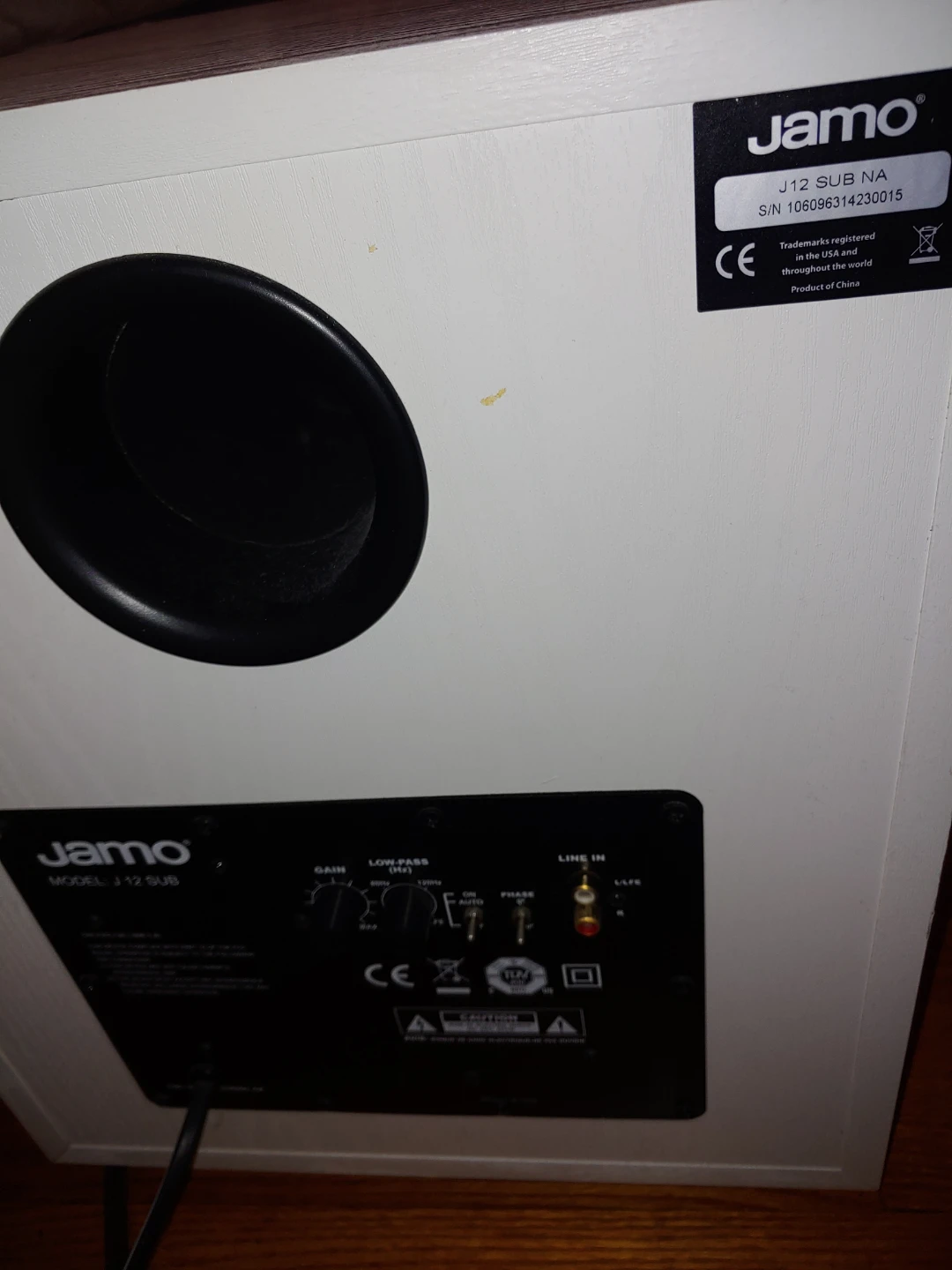 Jamo J12 SUB Subwoofer /Pioneer pro1200 speaker - photo 3