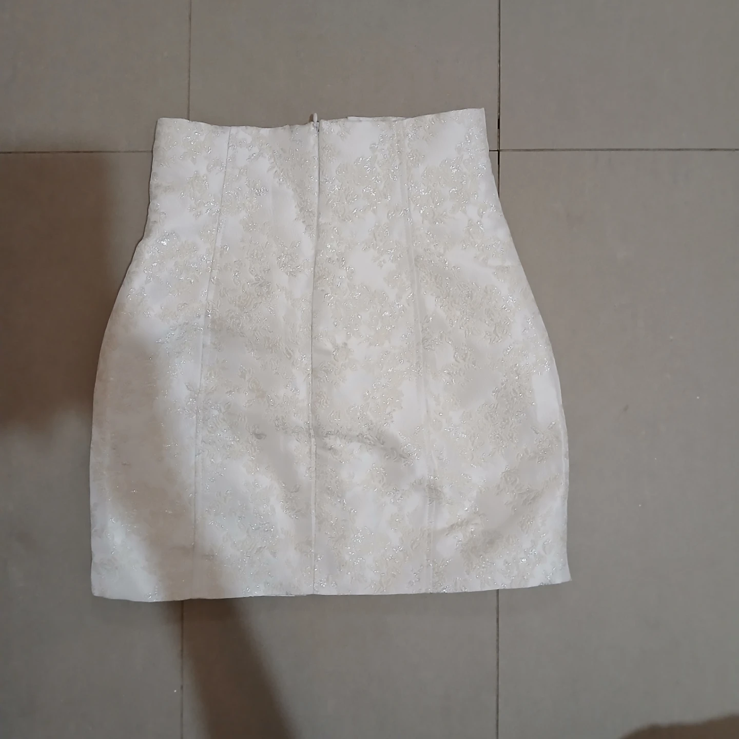 White Jacquard Corset Skirt - photo 5