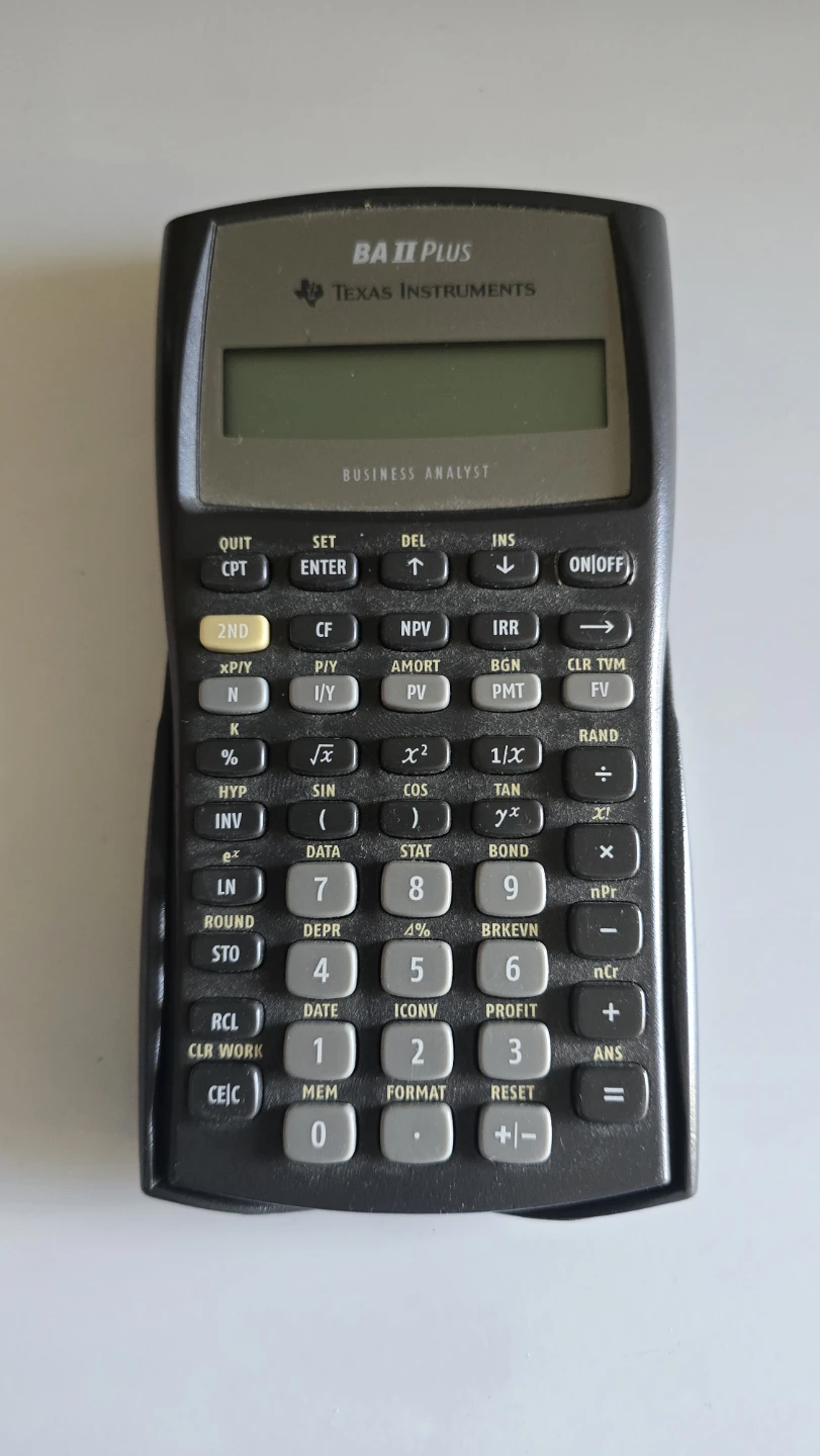 Texas Instruments BA II Plus Business Analyst Calculator