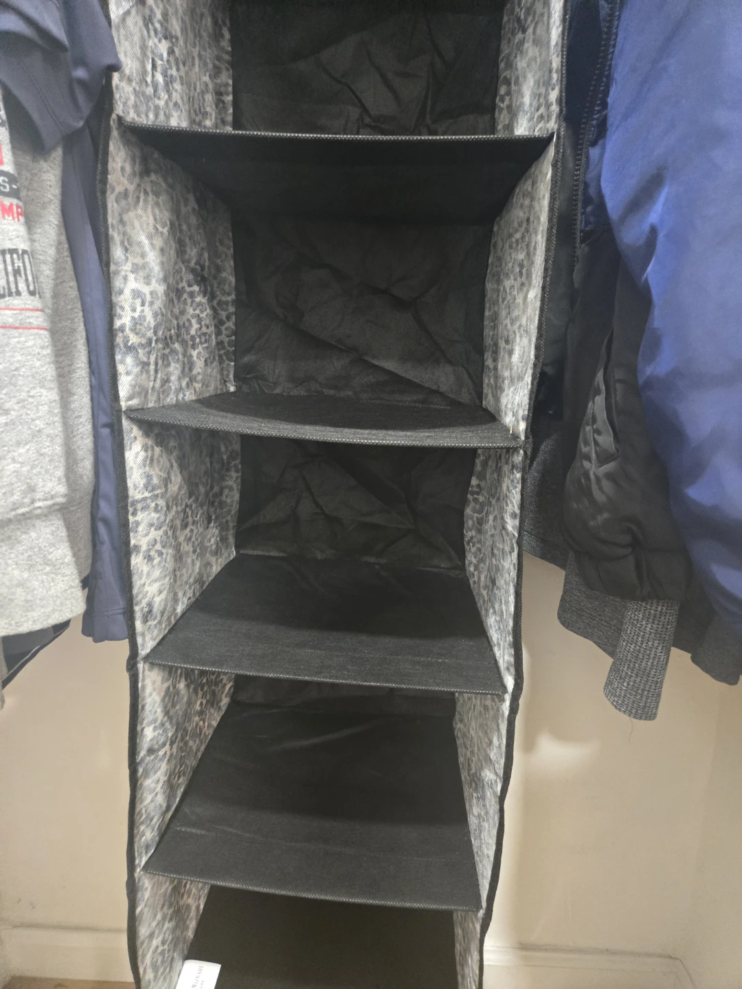 Hanging Closet Organizer with 4 Shelves
