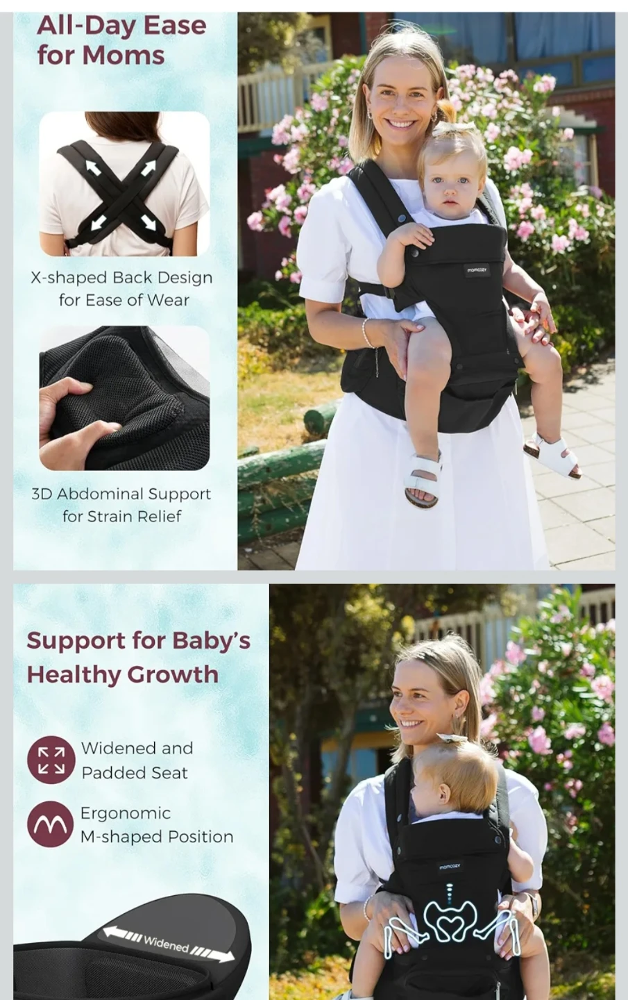 Infant Baby Carrier 6 Positions
