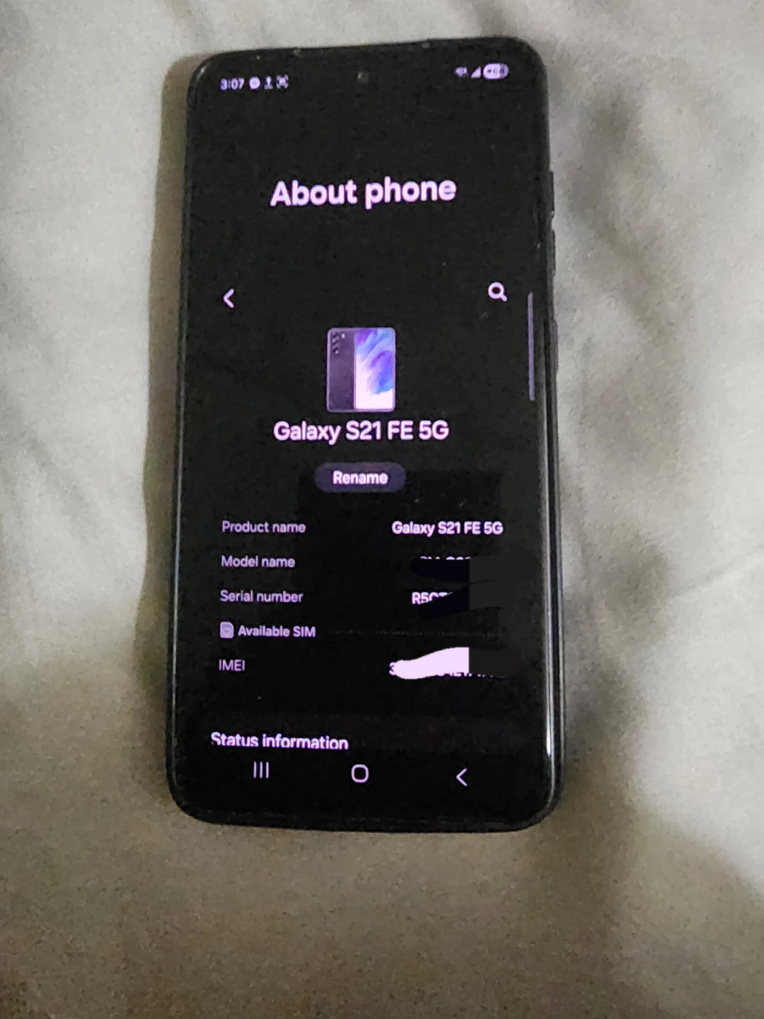 Samsung Galaxy S21 FE 5G Smartphone