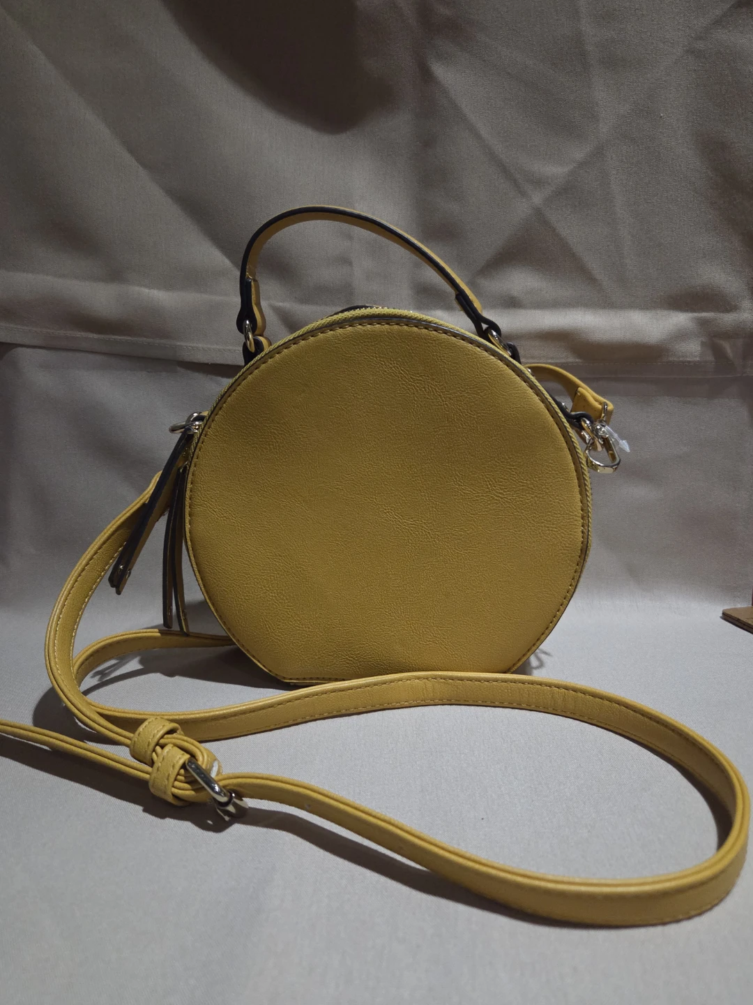 Yellow Round Crossbody Purse - photo 2