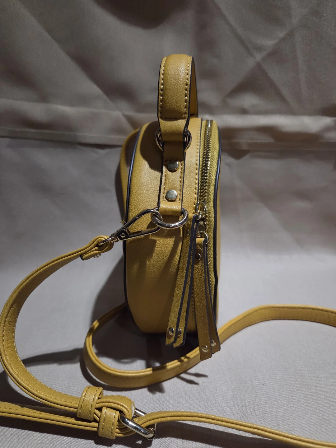 Yellow Round Crossbody Purse - photo 3