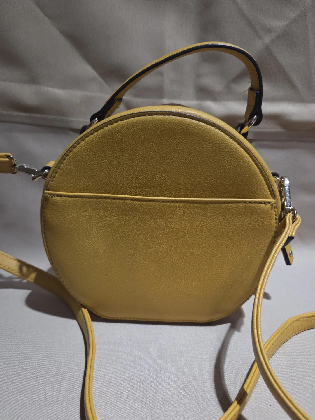 Yellow Round Crossbody Purse - photo 4