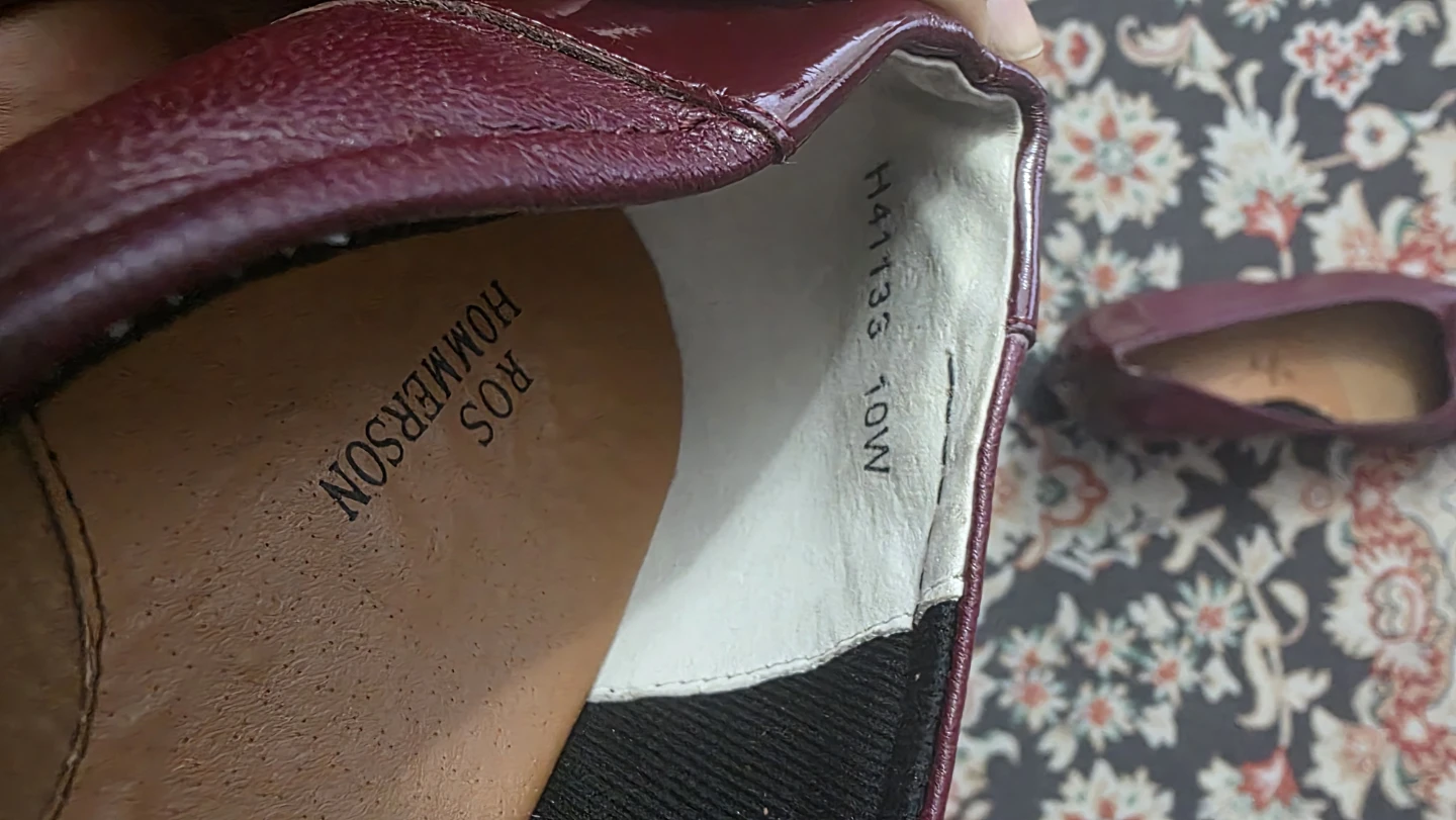 Ros Hommerson Women's Burgundy Loafers Size 10W - photo 2