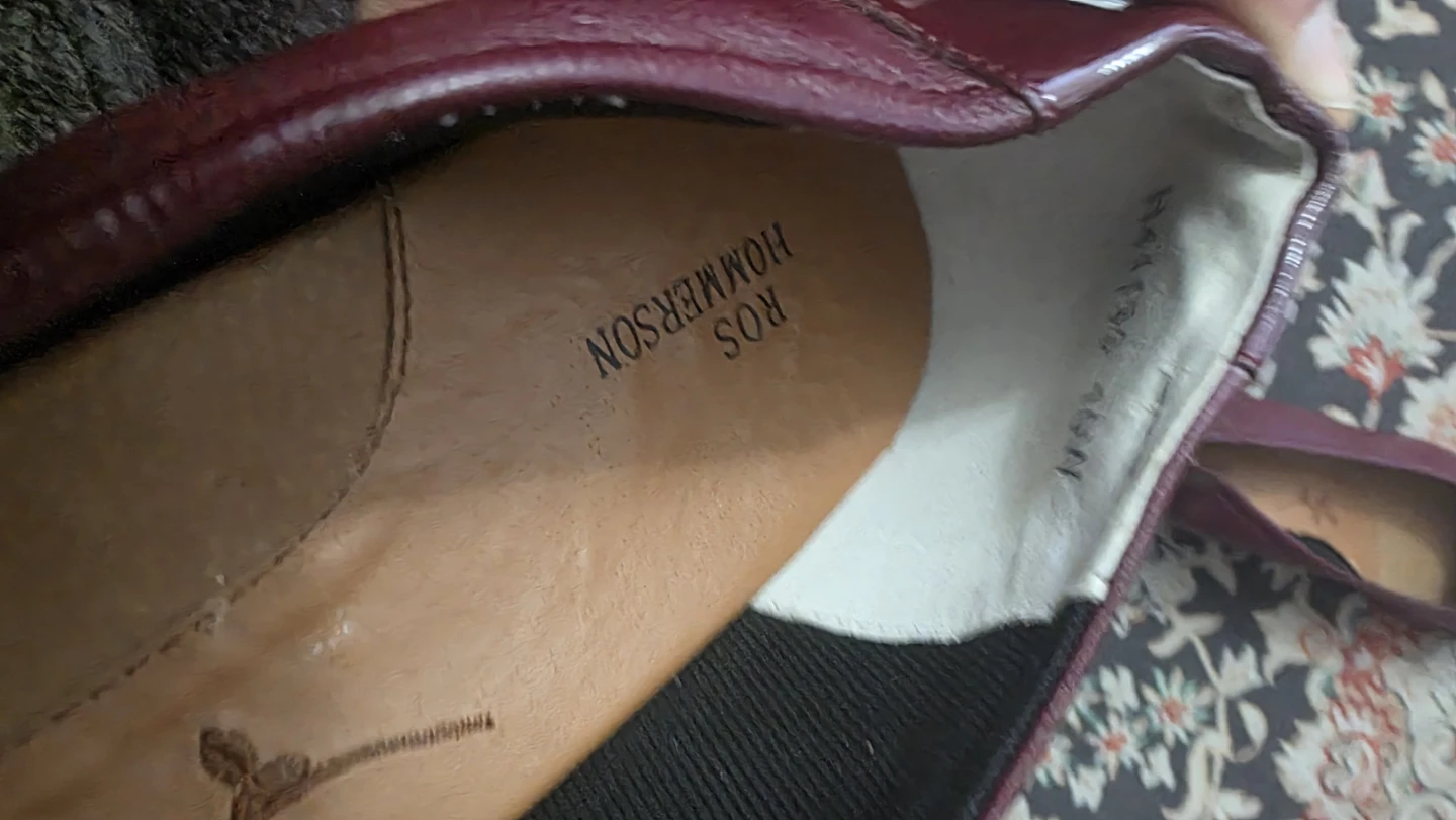Ros Hommerson Women's Burgundy Loafers Size 10W - photo 3