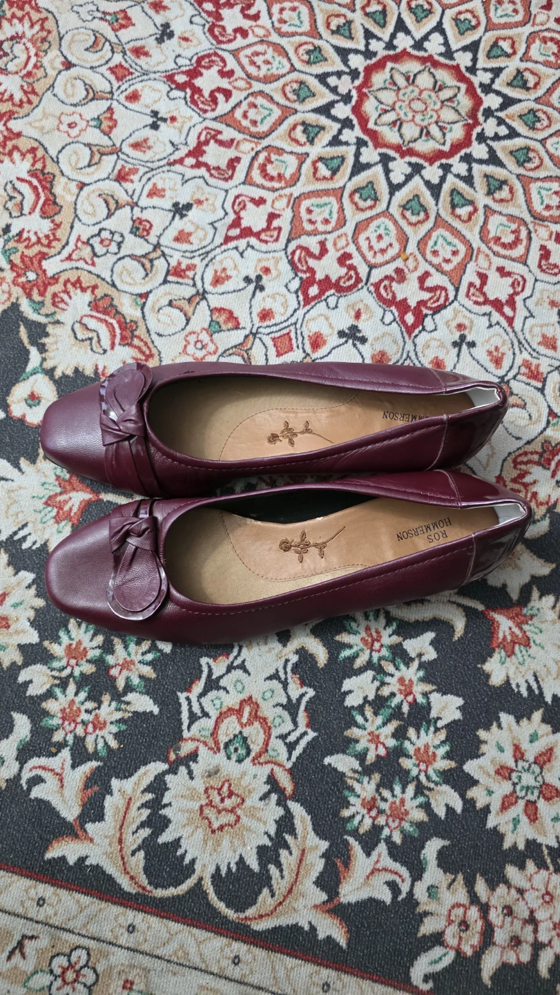 Ros Hommerson Women's Burgundy Loafers Size 10W - photo 5