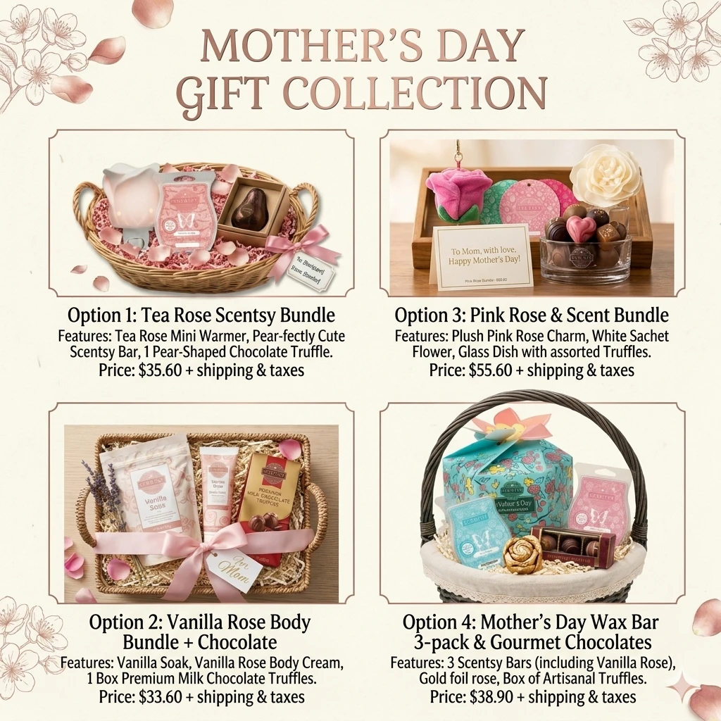 Scentsy Mother's Day Gift Collection - Multiple Options