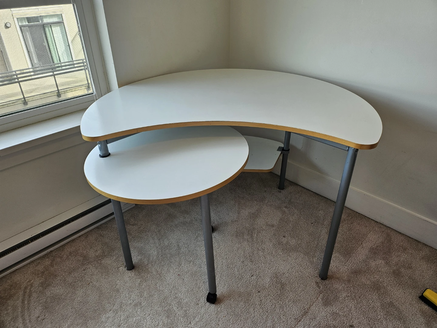 White desk