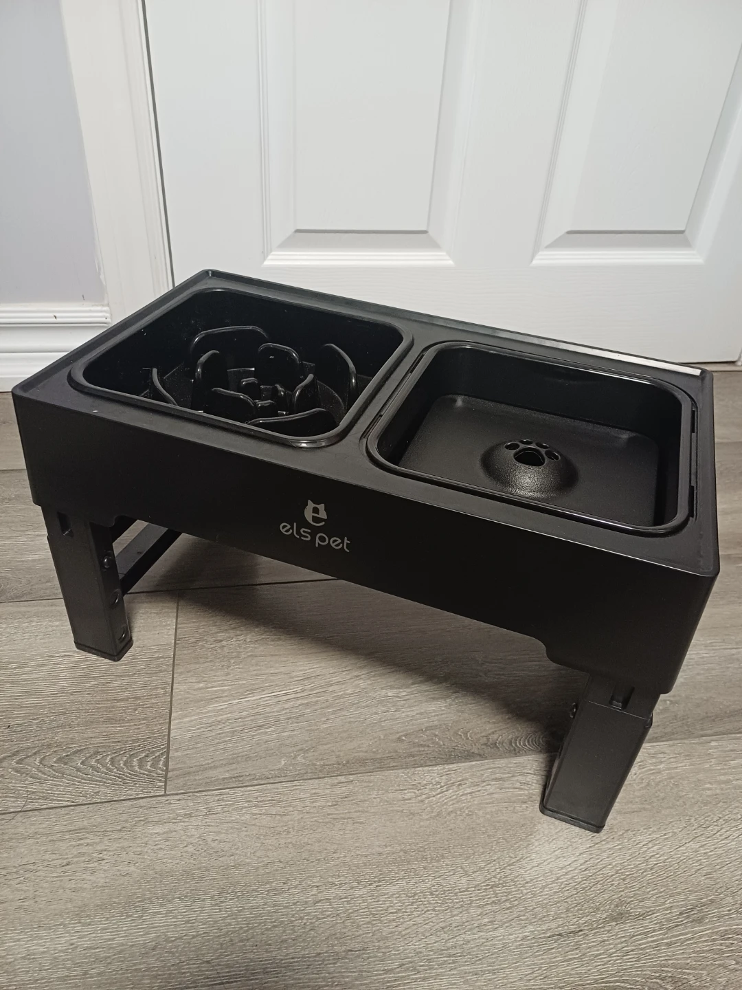els pet Elevated Dog Food and Water Bowl Set