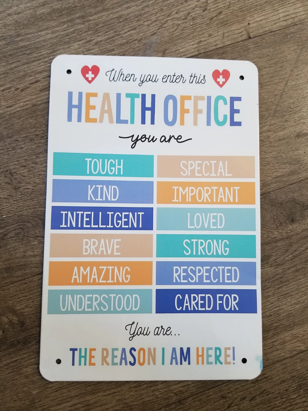 Health Office Sign - When You Enter This Office You Are...