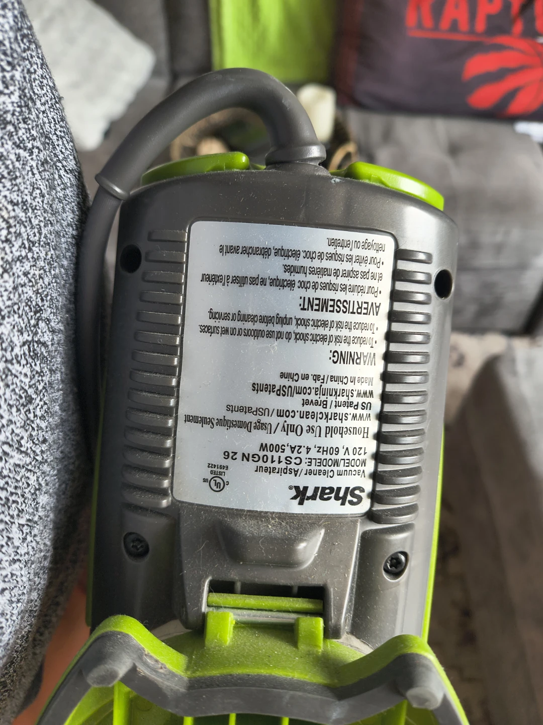 Shark Rocket Vacuum Cleaner CS110GN - photo 4