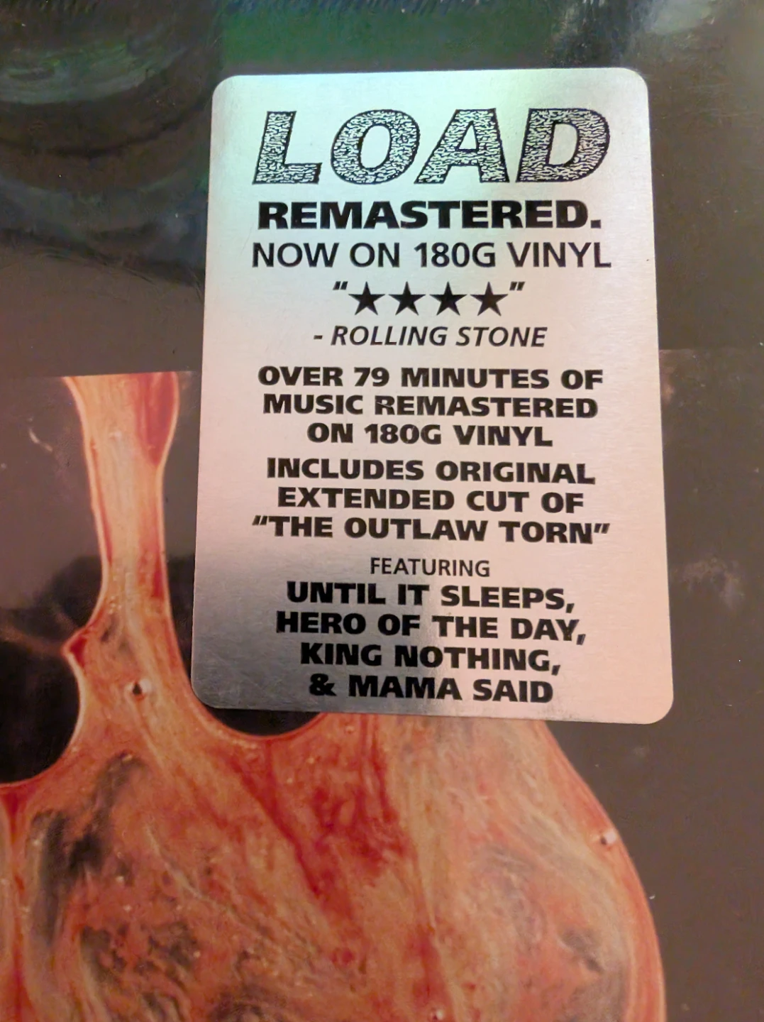 Metallica Load Remastered 180g Vinyl Record - photo 2