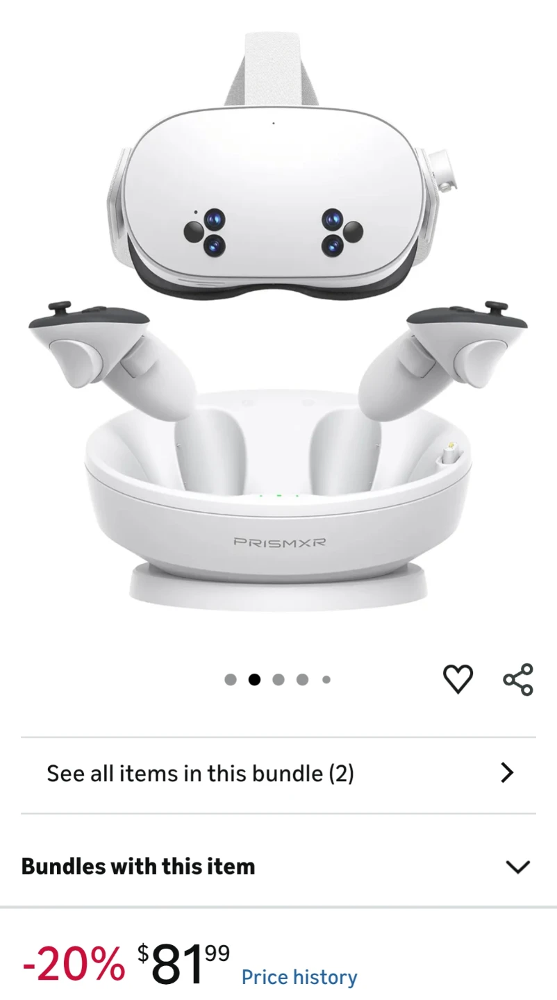 PRISMXR Carina D1S Lite Charging Dock for Quest 3S (cash only) - photo 2