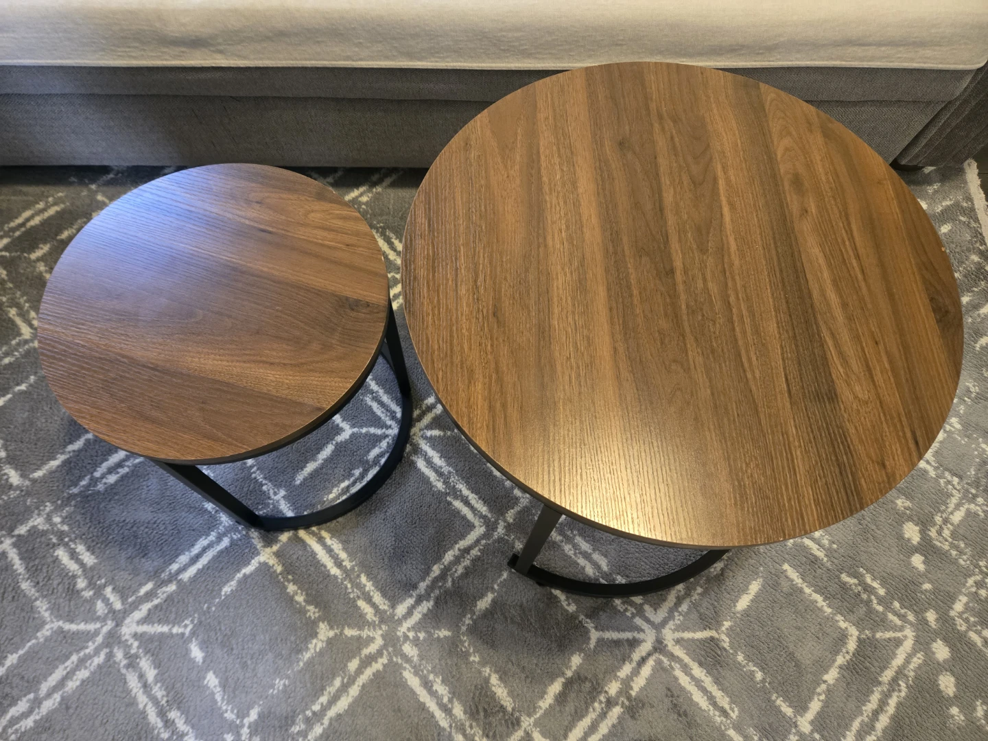 Round Nesting Coffee Tables - photo 3