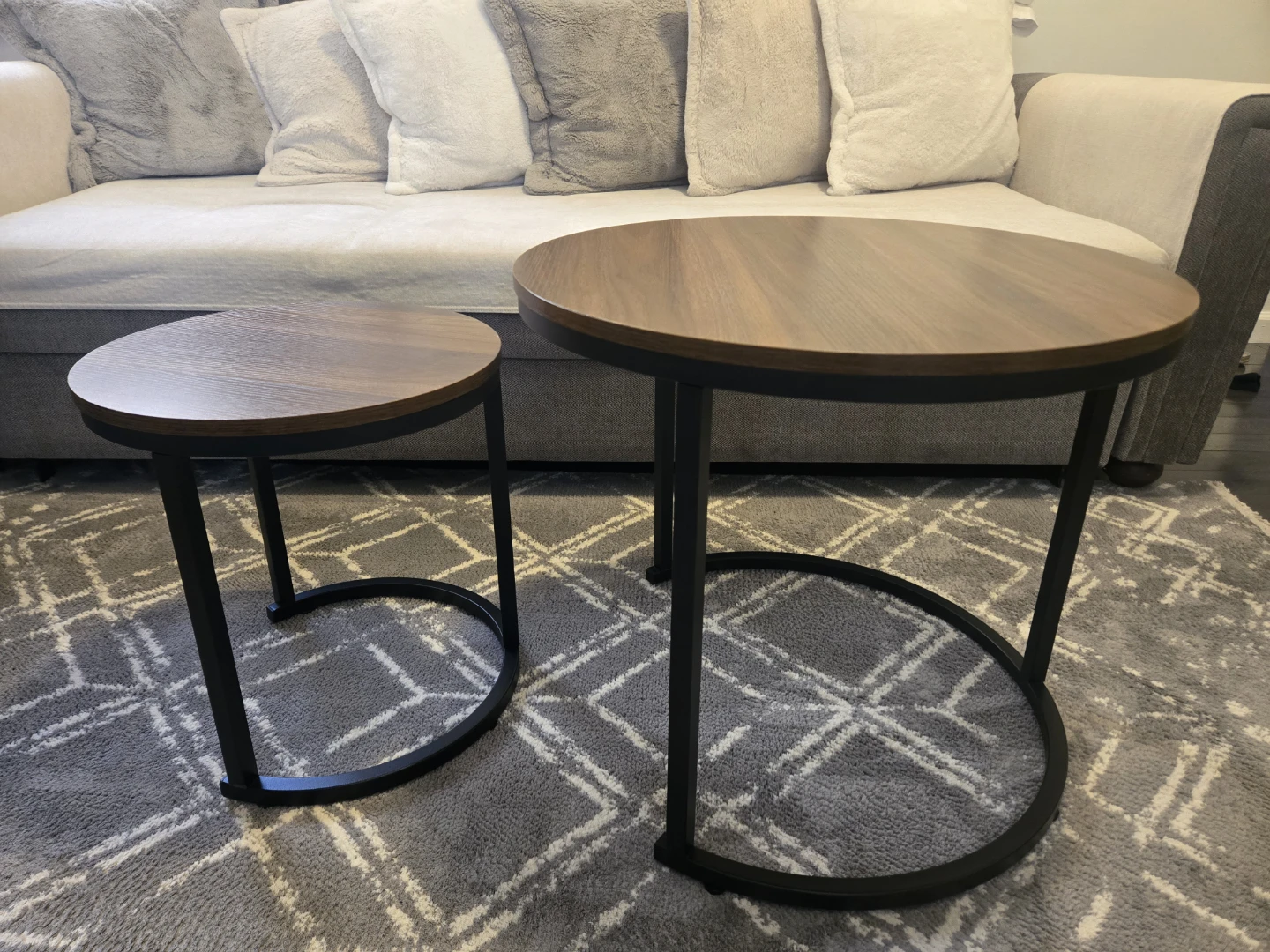 Round Nesting Coffee Tables - photo 4