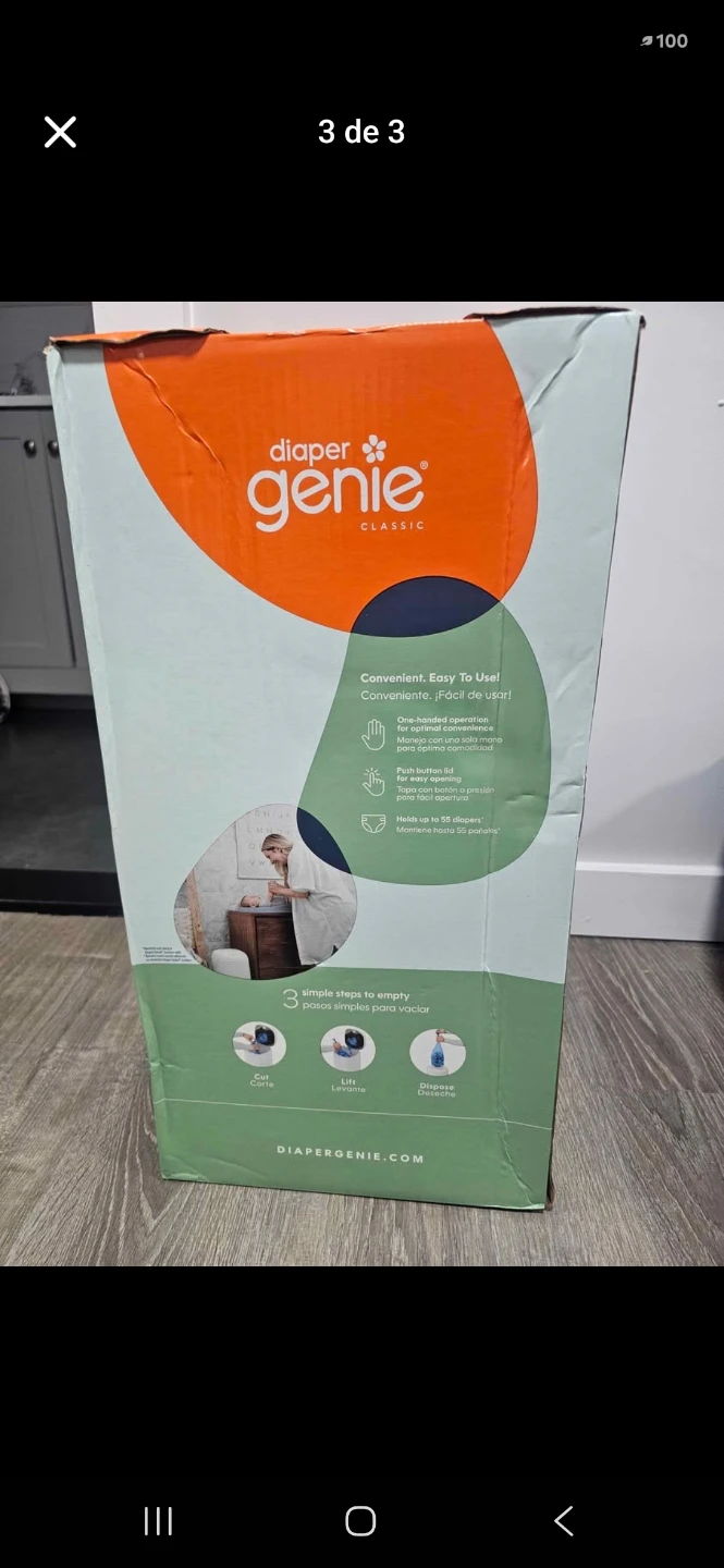 Diaper Genie Classic Diaper Pail Starter Kit