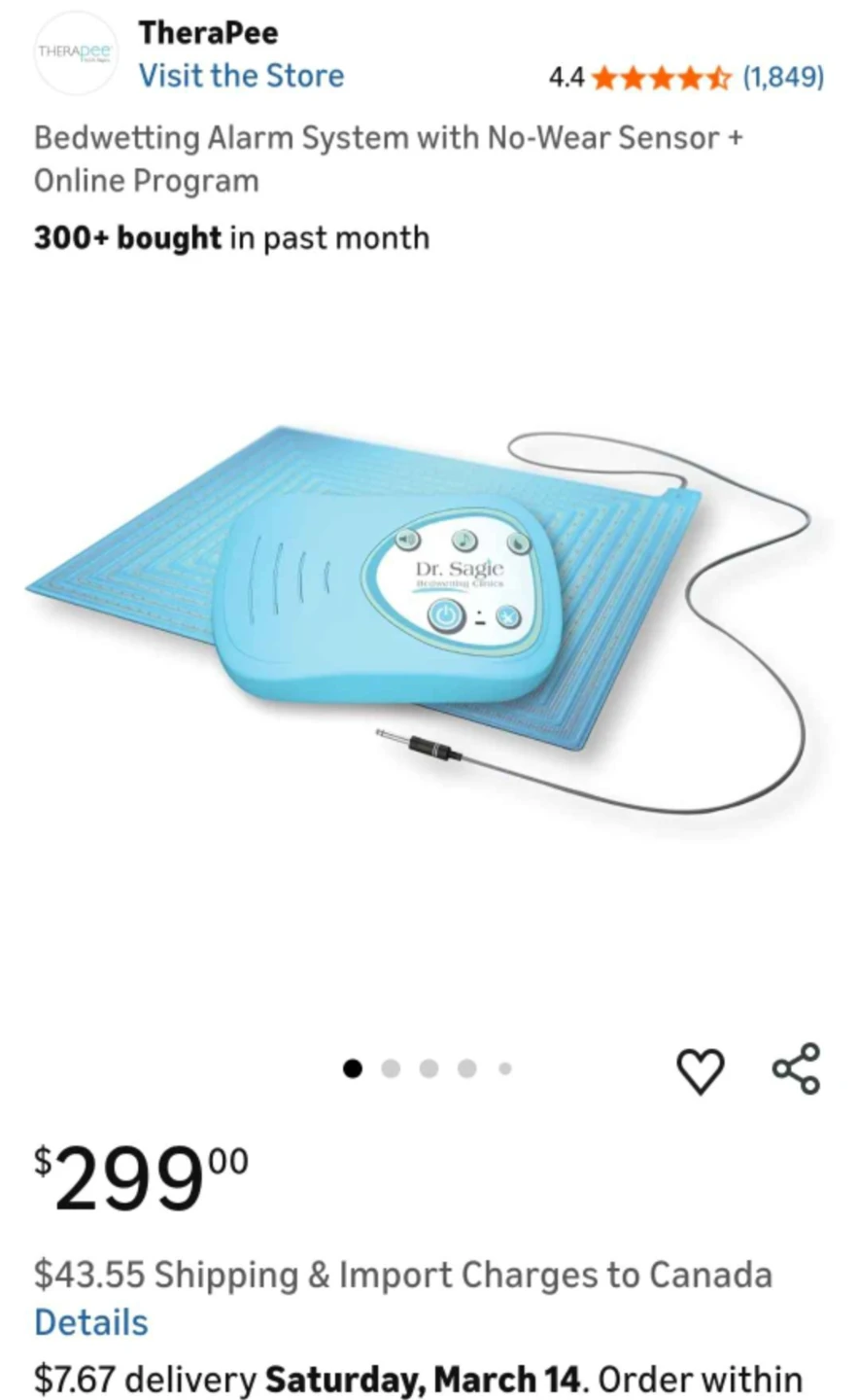 TheraPee Bedwetting Alarm System with Dr. Sagie - photo 2
