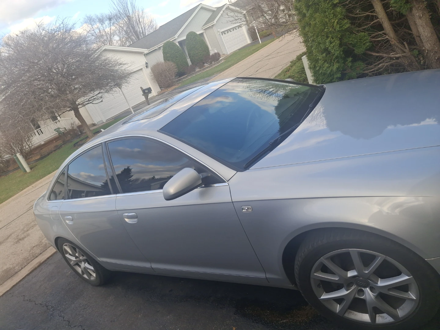 Silver Audi A6 3.2 Quattro Sedan - photo 2