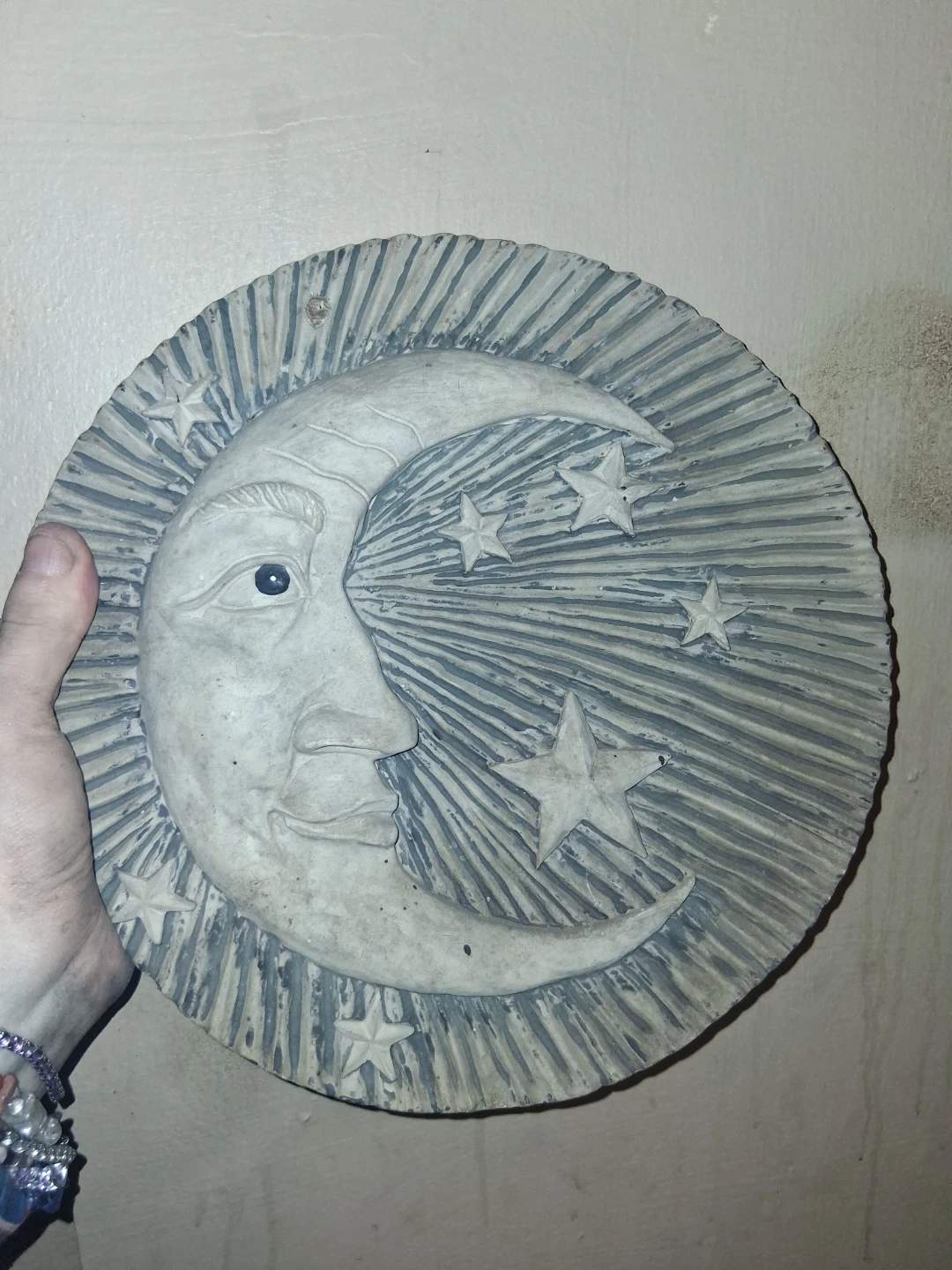 Wall Hanging Moon and Stars Decor