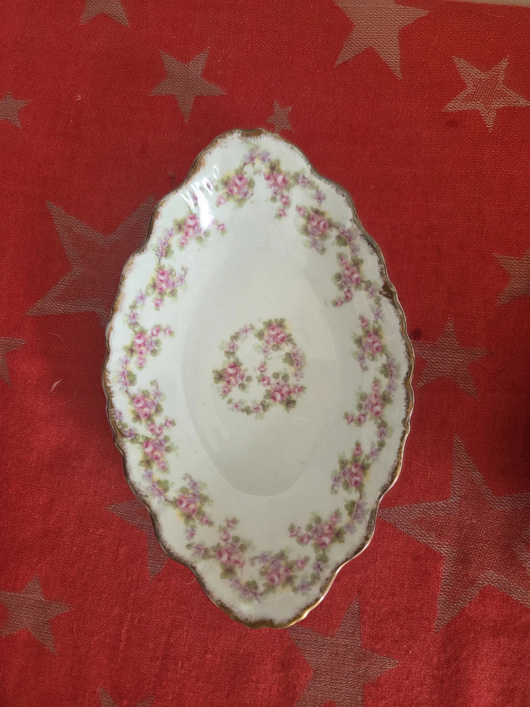 Antique Elite Works Limoges Gravy Bowl and Dish, Bridal Wreath - photo 4