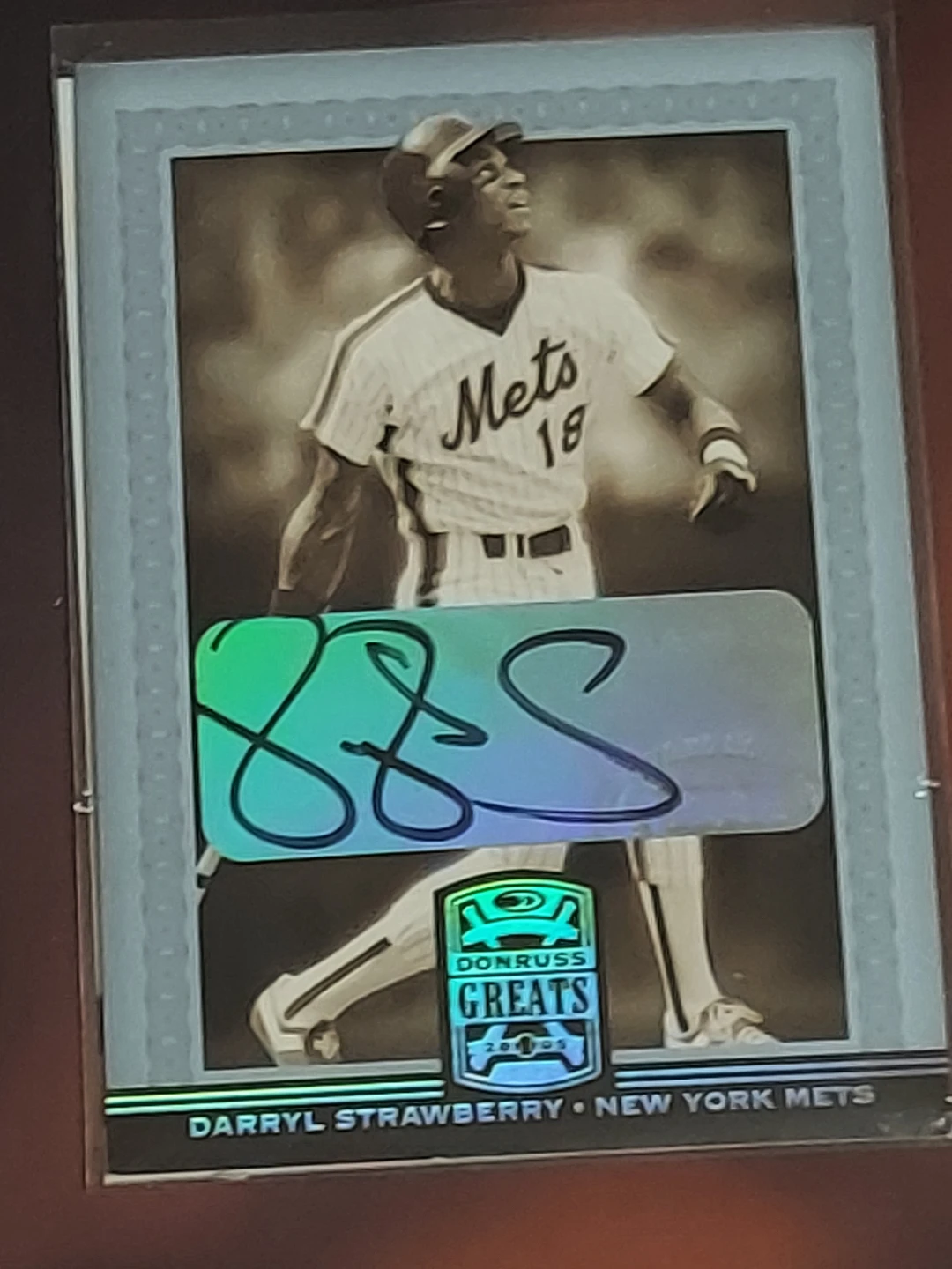 Darryl Strawberry Autographed "Cards & Photo - photo 4
