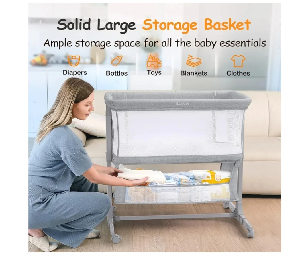 EzeBaby Portable Bedside Bassinet for Baby - photo 4