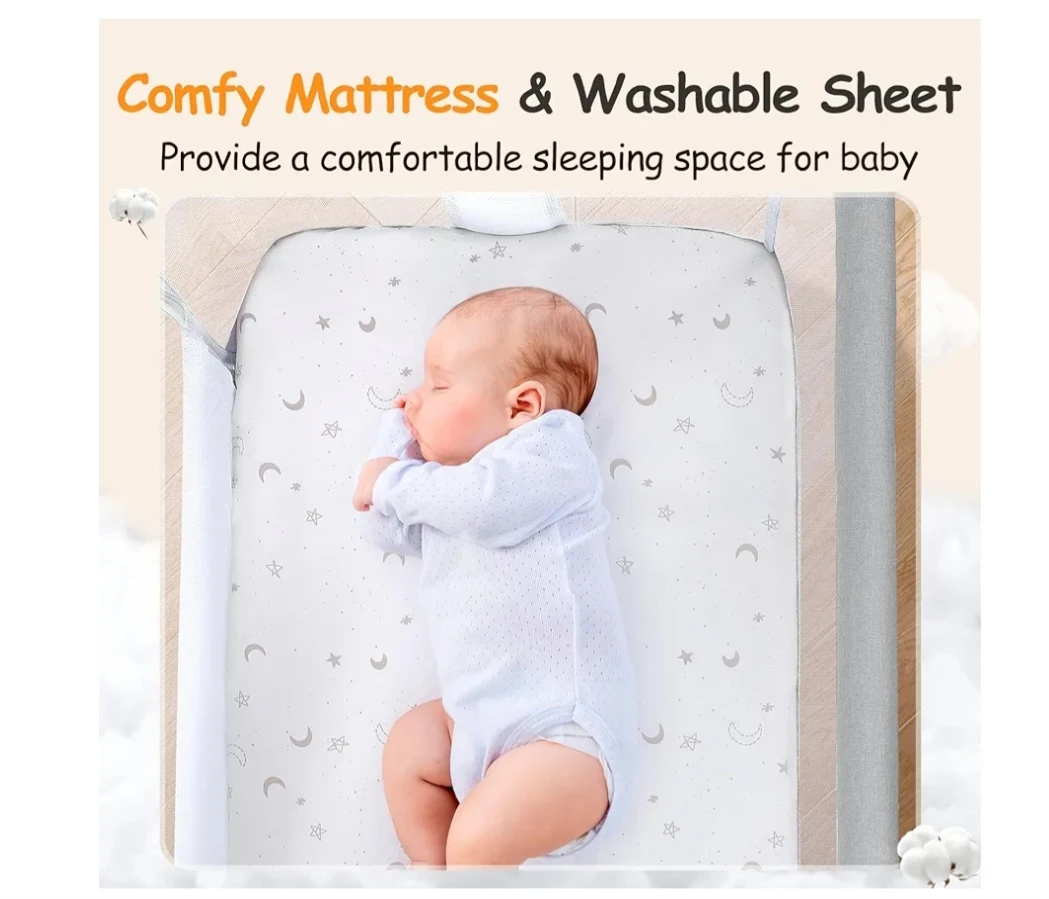 EzeBaby Portable Bedside Bassinet for Baby - photo 5